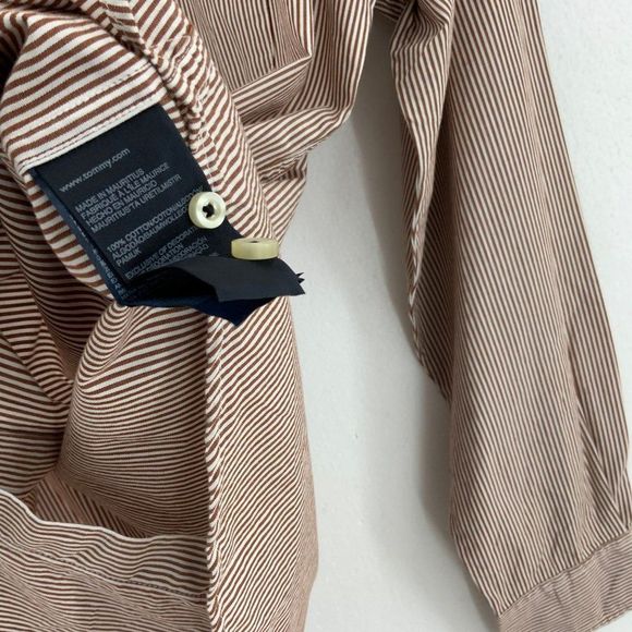 TOMMY HILFIGER Classic Fit Striped Shirt NWT - Picture 5 of 7